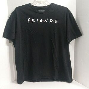 FRIENDS Black & White Men's Graphic T-Shirt *GUC*